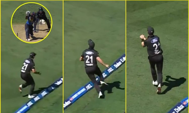 Matt Henry ने तोड़ा Charith Asalanka का दिल, छक्के को किया कैच में तबदील; देखें VIDEO