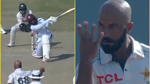 You Can't See Me! पाकिस्तानी क्रिकेटर साजिद खान ने जॉन सीना के स्टाइल में कैरेबियाई खिलाड़ी को डराया