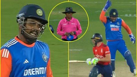 VIDEO: Sanju Samson ने किया MS Dhoni जैसा करिश्मा, जोस बटलर हुए OUT; अंपायर को भी बदलना पड़ा फैसला