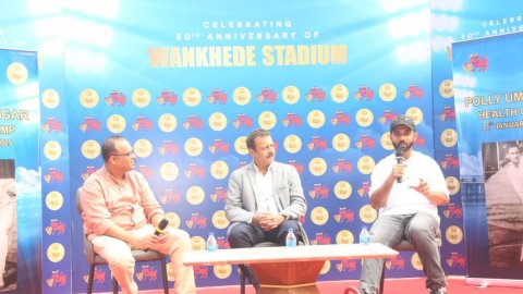 Ajinkya Rahane joins MCA in a special event for groundsmen, 1974 Mumbai team members