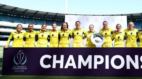 Alyssa Healy leads Australia to third consecutive ICC Women's Championship title