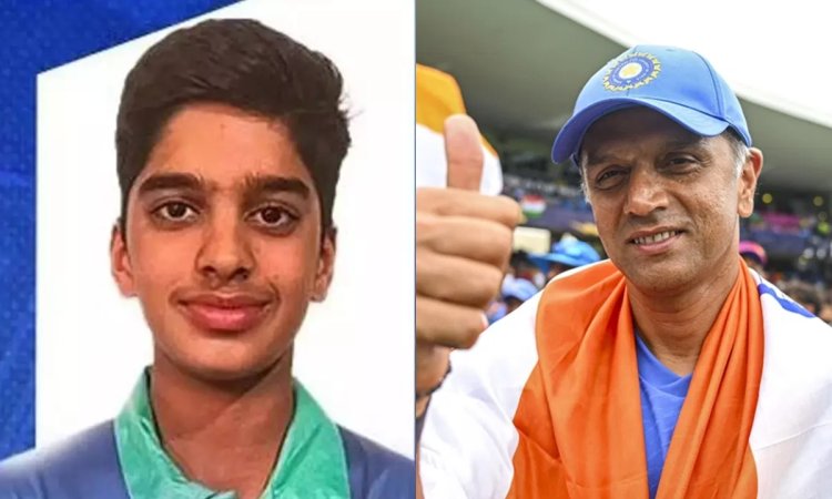 बाप के नक्शेकदम पर चल रहा है बेटा, विजय मर्चेंट ट्रॉफी में लगाया राहुल द्रविड़ के बेटे ने शतक