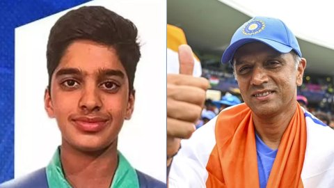 बाप के नक्शेकदम पर चल रहा है बेटा, विजय मर्चेंट ट्रॉफी में लगाया राहुल द्रविड़ के बेटे ने शतक