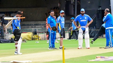 Bengaluru: Team India's practice session ahead of the first Test match against New Zealand