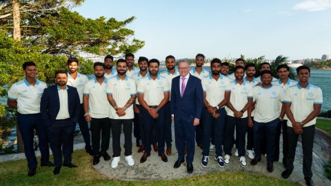 BGT: India and Australia teams meet PM Albanese ahead of Sydney Test