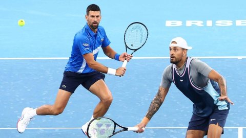 Brisbane International: Kyrgios-Djokovic lose in doubles, Dimitrov books QF spot