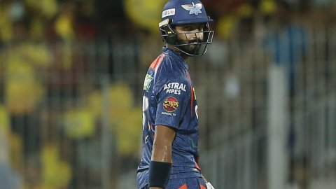 Chennai: IPL match between Chennai Super Kings and Lucknow Super Giants at MA Chidambaram Stadium