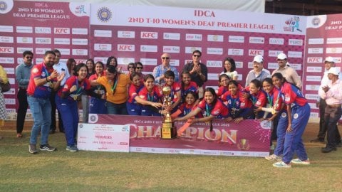 Deaf Delhi Bulls crowned champions of IDCA 2nd T10 Women’s Deaf Premier League