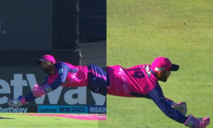 VIDEO: बूढ़े नहीं हुए हैं 39 साल के दिनेश कार्तिक, SA20 में पकड़ा सांस रोक देने वाला कैच