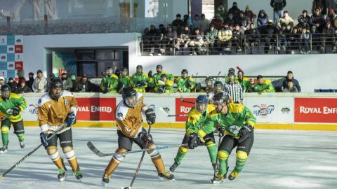 Ice Hockey League: Tswenag Chuskit’s five-star show powers Changla Lamos into semis