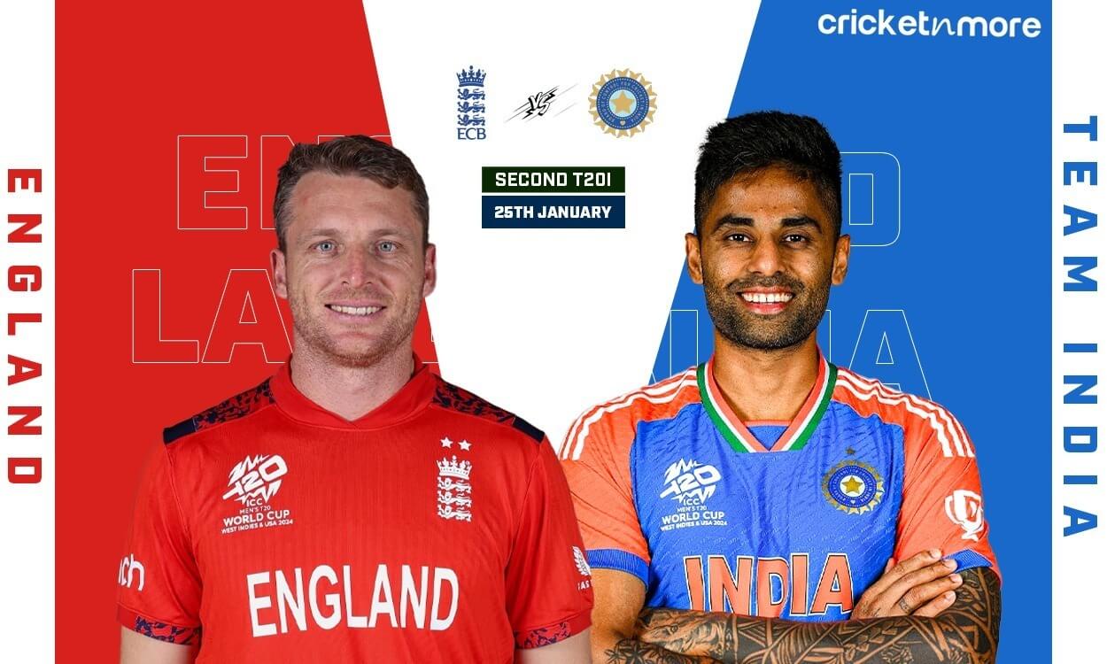 IND vs ENG Dream11 Prediction 2nd T20I, England tour of India 2025 On