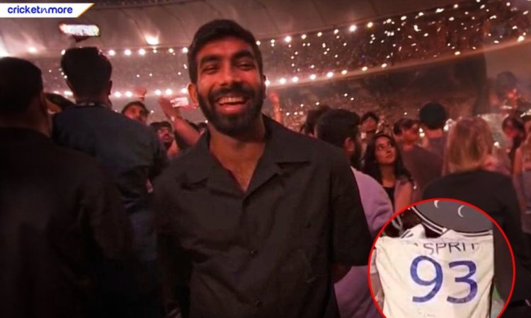 VIDEO: कोल्डप्ले के कॉन्सर्ट में पहुंचे जसप्रीत बुमराह, क्रिस मार्टिन ने गाया बुमराह के लिए स्पेशल स