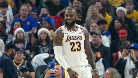 LeBron becomes first NBA player to compete as a teenager and over 40