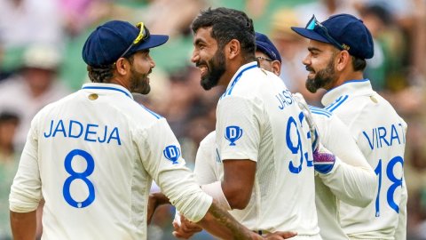 Melbourne: First day of the fourth cricket test match between India and Australia 