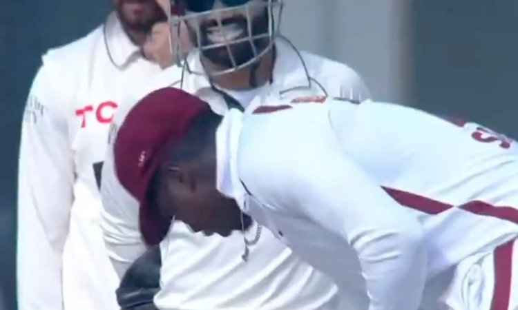 VIDEO: 'कब्रिस्तान में आओ', रिजवान ने वेस्टइंडीज बैटर को किया बुरी तरह स्लेज़