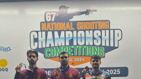 National Shooting C'Ship: Varun Tomar double highlights men’s air pistol day