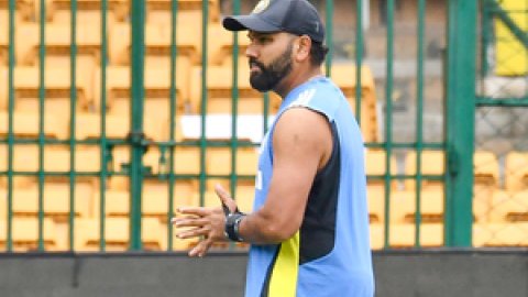 Rohit Sharma joins Mumbai's training camp at Wankhede Stadium