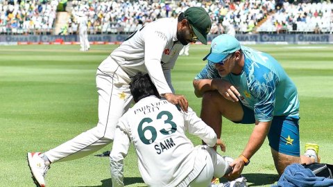 Saim Ayub ruled out for six weeks with ankle fracture