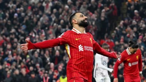 Salah 'happy and proud' after scoring 50 European goals for Liverpool