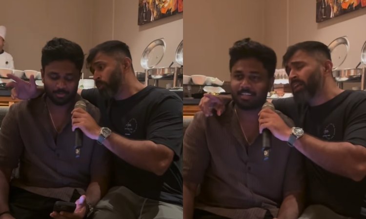 VIDEO: संजू सैमसन ने गाया गाना, पूछा- 'क्या मैं मुंबई आ सकता हूं'?