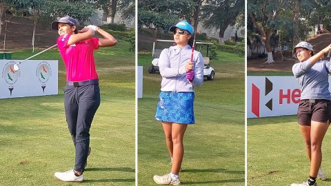 Sneha shares lead with Rhea and Durga in Leg 1 of WPGT