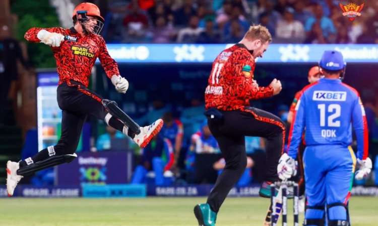 SA20: सनराइजर्स को मिली सीज़न में पहली जीत, डरबन सुपर जायंट्स को 58 रनों से हराया