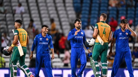 Trinidad and Tobago : ICC Men's T20 World Cup semifinal cricket match between Afghanistan and South 