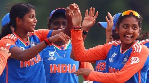 U19 World Cup: Trisha, bowlers star as India enter Super Six with 60-run win over Sri Lanka