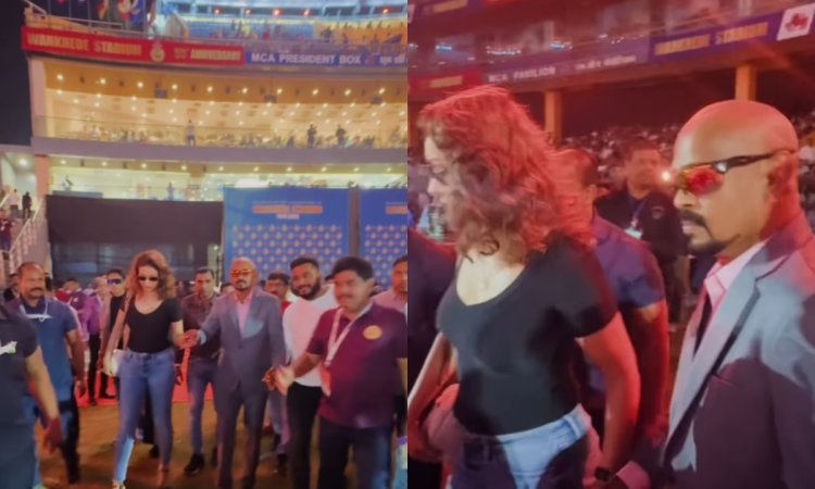 VIDEO: विनोद कांबली की पत्नी ने जीता दिल, हाथ पकड़कर पति को लेकर गई बाहर