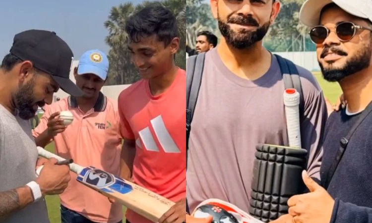 VIDEO: विराट कोहली ने फिर जीता दिल, फैन को ग्लव्स देकर बना दिया दिन