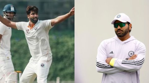 कौन हैं उमर नज़ीर? 6 फीट 4 इंच लंबे गेंदबाज़ ने किया रोहित शर्मा को आउट