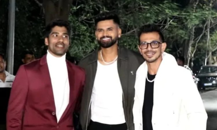 बीवी से तलाक की खबरों के बीच बिग बॉस पहुंचे युजी चहल, साथ में अय्यर और शशांक भी आए नजर