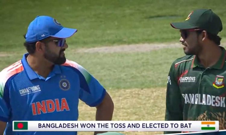 Bangladesh opt to bat first against India In champions trophy 2025 clash