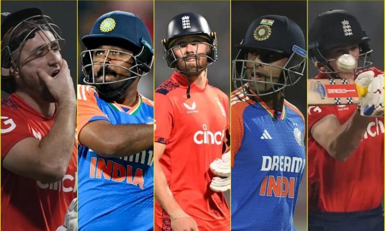 ये है IND vs ENG टी20 सीरीज की फ्लॉप XI, RCB के 3 खिलाड़ी हैं टीम में शामिल; SKY और संजू भी बने हैं 