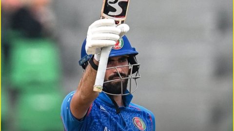 Ibrahim Zadran ने रचा इतिहास, Champions Trophy में शतक जड़ने वाले बने पहले अफगानी खिलाड़ी