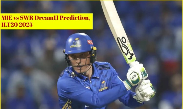 MIE vs SWR Dream11 Prediction, ILT20 2025: टॉम बैंटन को बनाएं कप्तान, ये 4 घातक विकेटकीपर ड्रीम टीम 