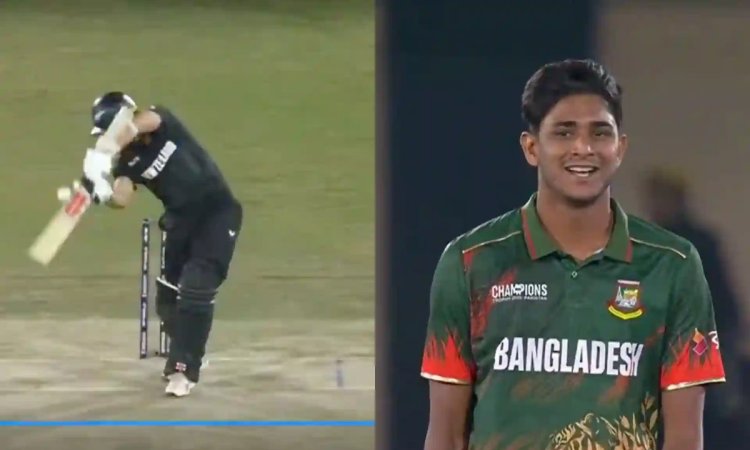 WATCH: नाहिद राणा की घातक गेंदबाजी, विलियमसन का विकेट चटकाकर दी ‘ईvil’ स्माइल