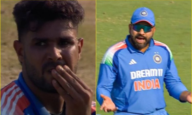 'दिमाग कहां है तेरा', Harshit Rana पर भयंकर भड़के Rohit Sharma, लाइव मैच में लगाई फटकार; देखें VIDEO