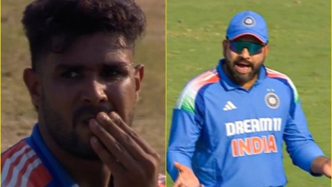 'दिमाग कहां है तेरा', Harshit Rana पर भयंकर भड़के Rohit Sharma, लाइव मैच में लगाई फटकार; देखें VIDEO