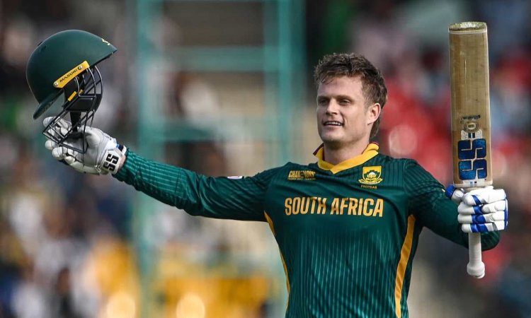 Ryan Rickelton creates history in champions trophy clash against Afghanistan CT 2025: சதமடித்து சாதனை படைத்த ரியான் ரிக்கெல்டன்!