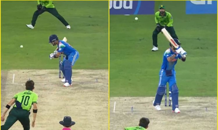 VIRAT CENTURY रोकने के लिए पाकिस्तान ने की घटिया हरकत, शाहीन अफरीदी ने ओवर में डाली तीन वाइड