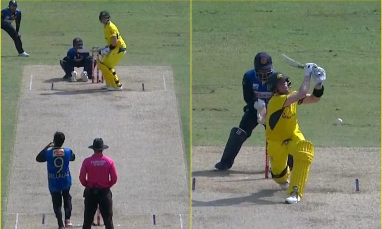 SL vs AUS 1st ODI: कोलंबो में नहीं चली Steve Smith की हीरोगिरी, छक्का मारने के चक्कर में हो गए क्लीन