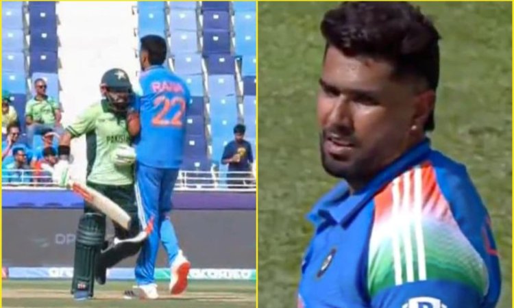 LIVE MATCH में भिड़े मोहम्मद रिज़वान और हर्षित राणा, पाकिस्तानी खिलाड़ी ने इंडियन बॉलर को मार दी थी 