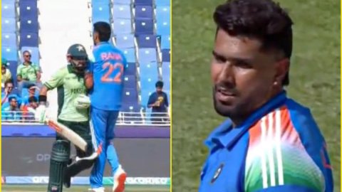 LIVE MATCH में भिड़े मोहम्मद रिज़वान और हर्षित राणा, पाकिस्तानी खिलाड़ी ने इंडियन बॉलर को मार दी थी 