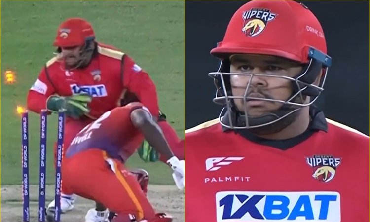 'कर्म करने जाता हूं कांड हो जाता है', Azam Khan ने ILT20 फाइनल में की सबसे बड़ी गलती; देखें VIDEO