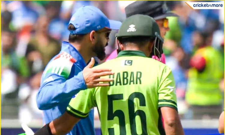 IND vs PAK: क्या आपने देखा विराट-बाबर का याराना! सोशल मीडिया पर Viral हुआ दिल छूने वाला VIDEO