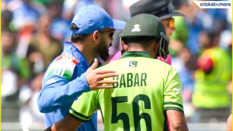 IND vs PAK: क्या आपने देखा विराट-बाबर का याराना! सोशल मीडिया पर Viral हुआ दिल छूने वाला VIDEO