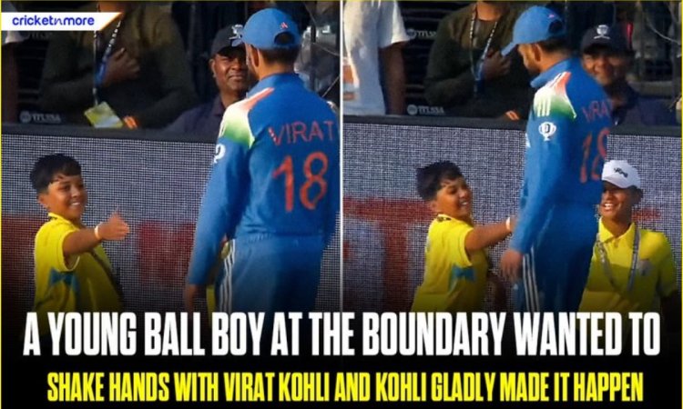 ये है VIRAT दीवानगी, नन्हे फैन से हाथ मिलाकर ही बना दिया दिन; क्या आपने देखा ये दिल छूने वाला VIDEO