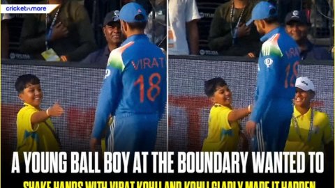 ये है VIRAT दीवानगी, नन्हे फैन से हाथ मिलाकर ही बना दिया दिन; क्या आपने देखा ये दिल छूने वाला VIDEO?