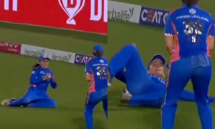 VIDEO: अमेलिया केर ने बाउंड्री पर किया कमाल, भागते हुए पकड़ा शानदार कैच